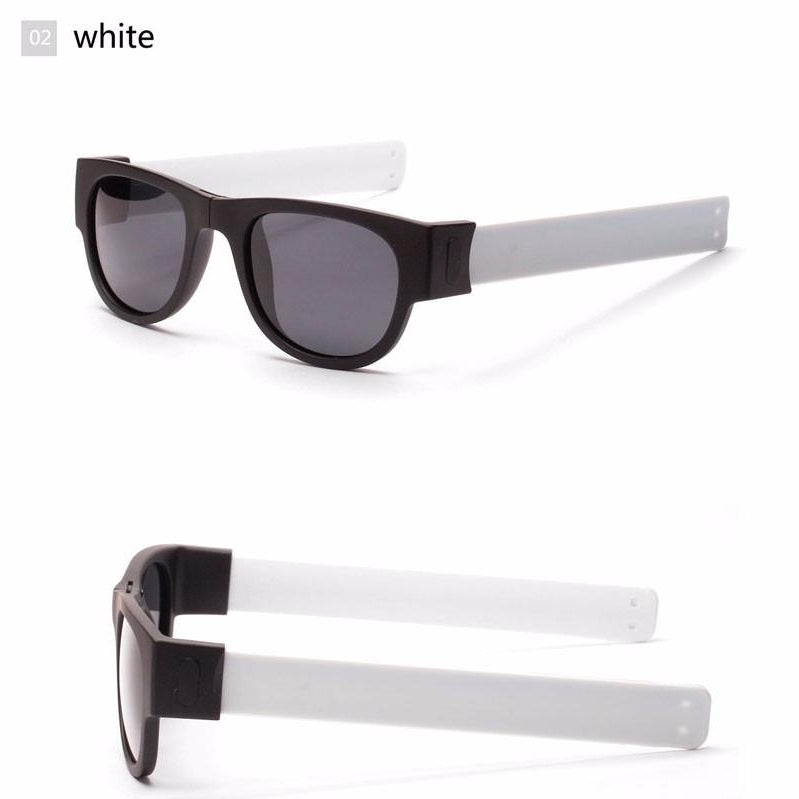 Polarized/ Non-Polarized Slappable Wristband Bracelet Sunglasses-Wristband Sunglasses